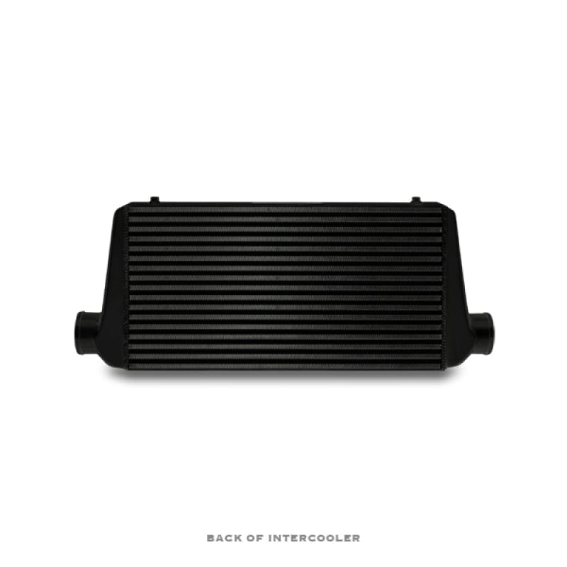 Mishimoto Universal Black R Line Intercooler Overall Size: 31x12x4 Core Size: 24x12x4 Inlet / Outlet.