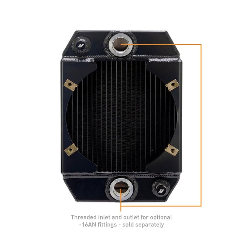 Mishimoto Universal Drag Race Performance Aluminum Radiator - Black.