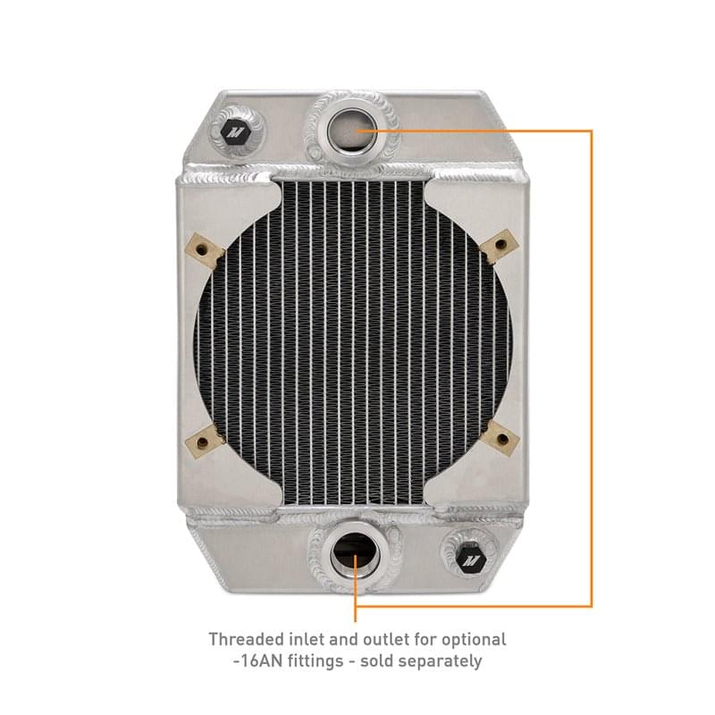 Mishimoto Universal Drag Race Performance Aluminum Radiator - Natural.