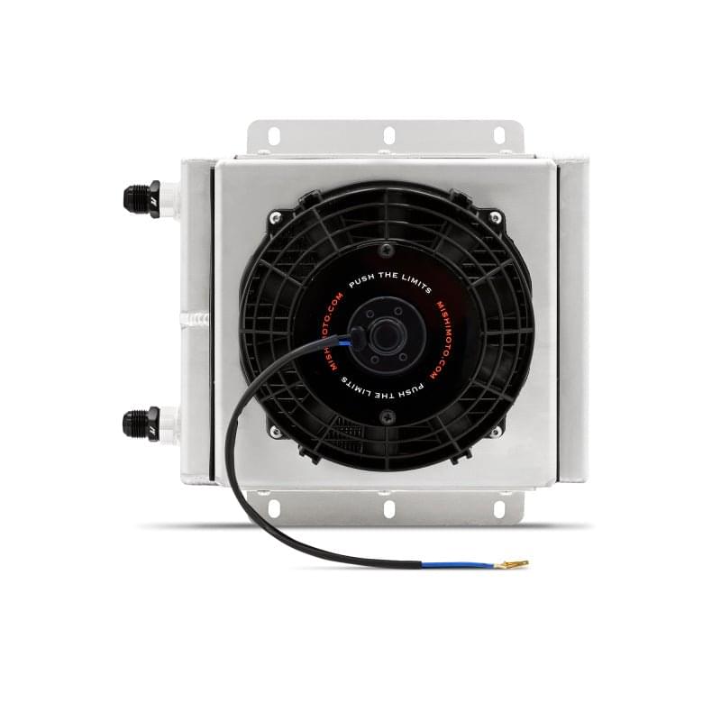 Mishimoto Universal Oil Cooler Kit 23 Row Cooler and 1in x 8in Fan.