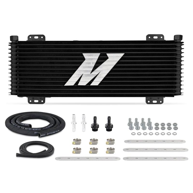 Mishimoto Universal Stacked Plate Trans Cooler 13 Row Black.