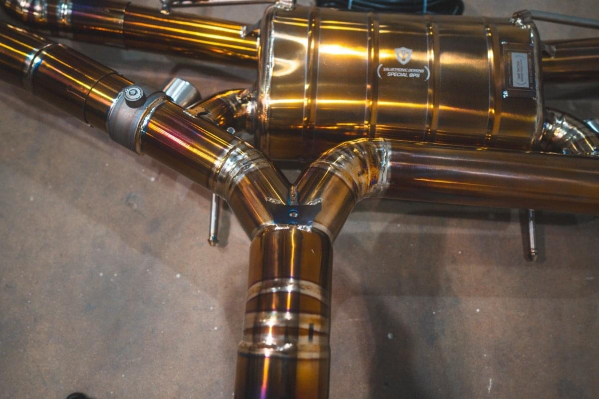 Nissan GTR R35 Valved Sport Exhaust System.