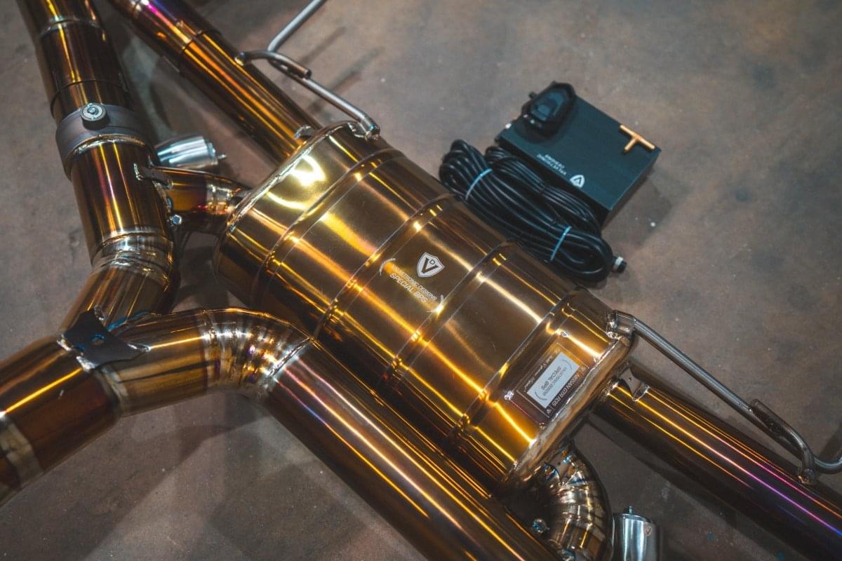 Nissan GTR R35 Valved Sport Exhaust System.
