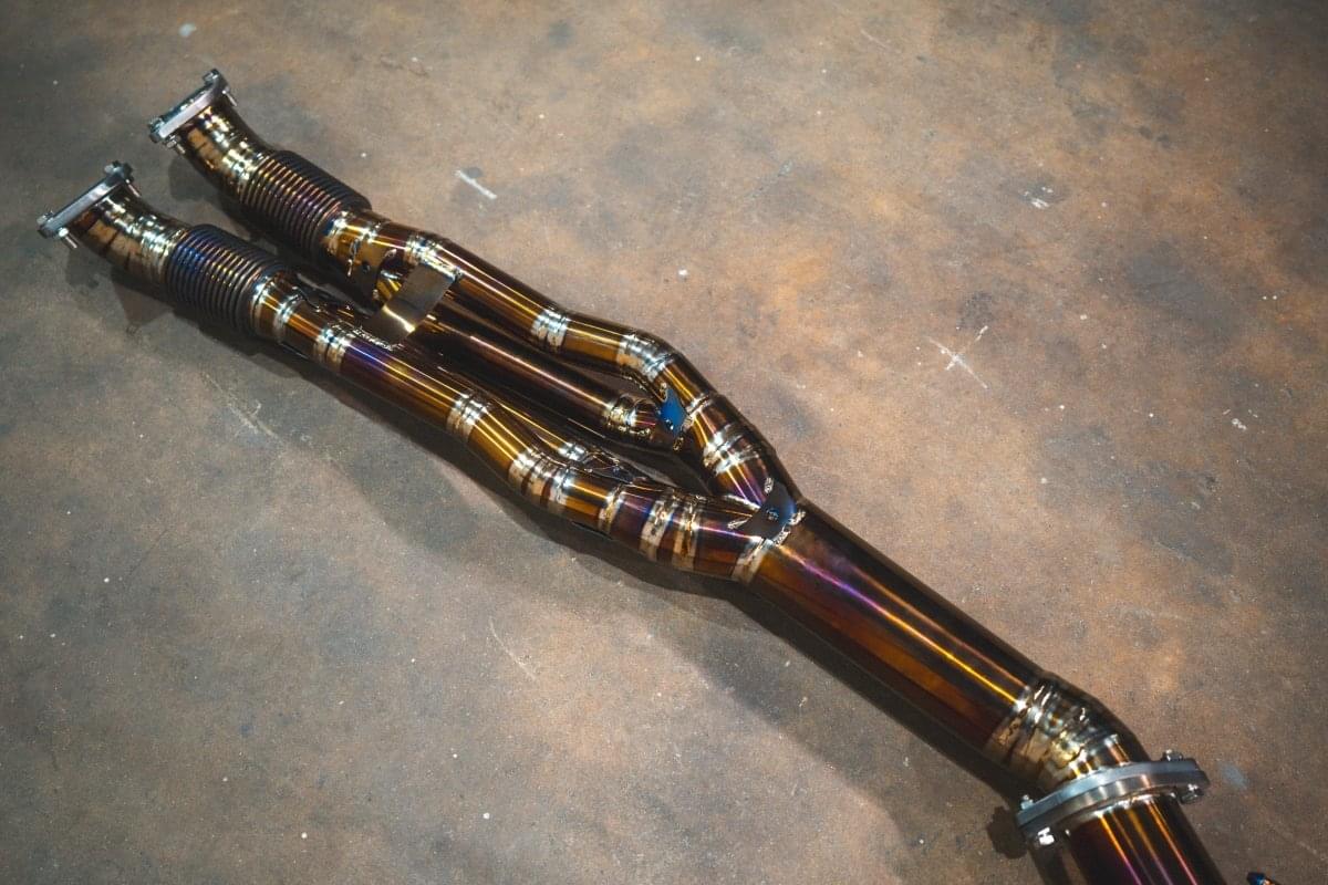 Nissan GTR R35 Valved Sport Exhaust System.