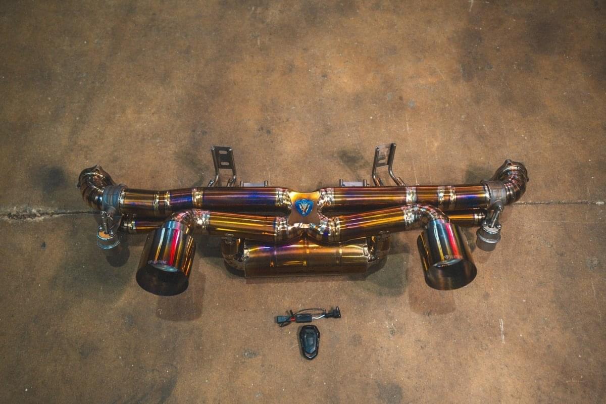Porsche 718 GT4 / Boxter Spyder Valved Sport Exhaust System.