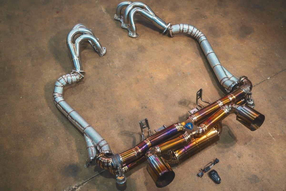 Porsche 718 GT4 / Boxter Spyder Valved Sport Exhaust System.