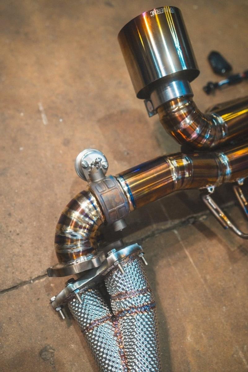 Porsche 718 GT4 / Boxter Spyder Valved Sport Exhaust System.