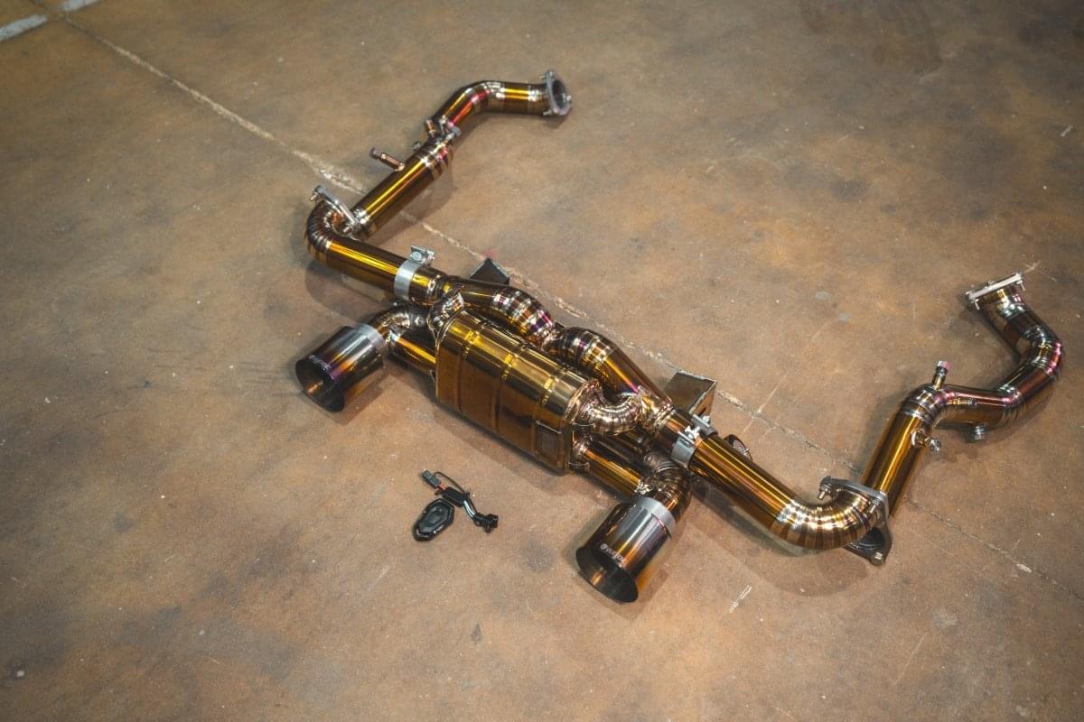 Porsche 718 GT4RS/Spyder RS Valved Sport Exhaust System.