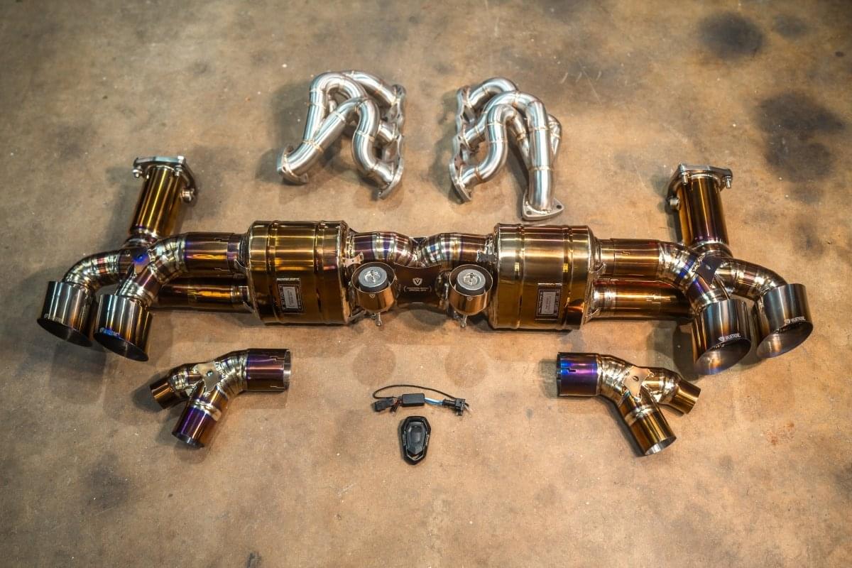 Porsche 911 Turbo 991.1 / 991.2 Valved Race Exhaust System.