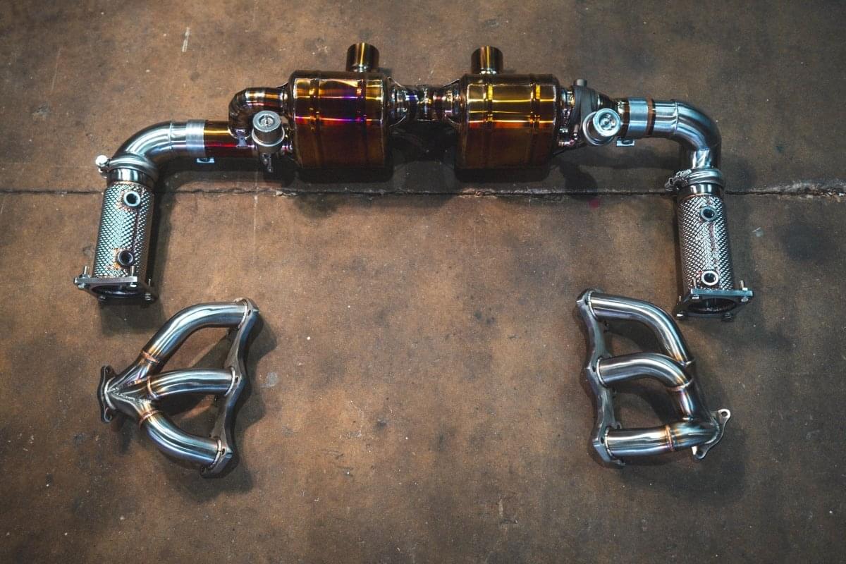 Porsche 991.2 Carrera Valved Sport Exhaust System.