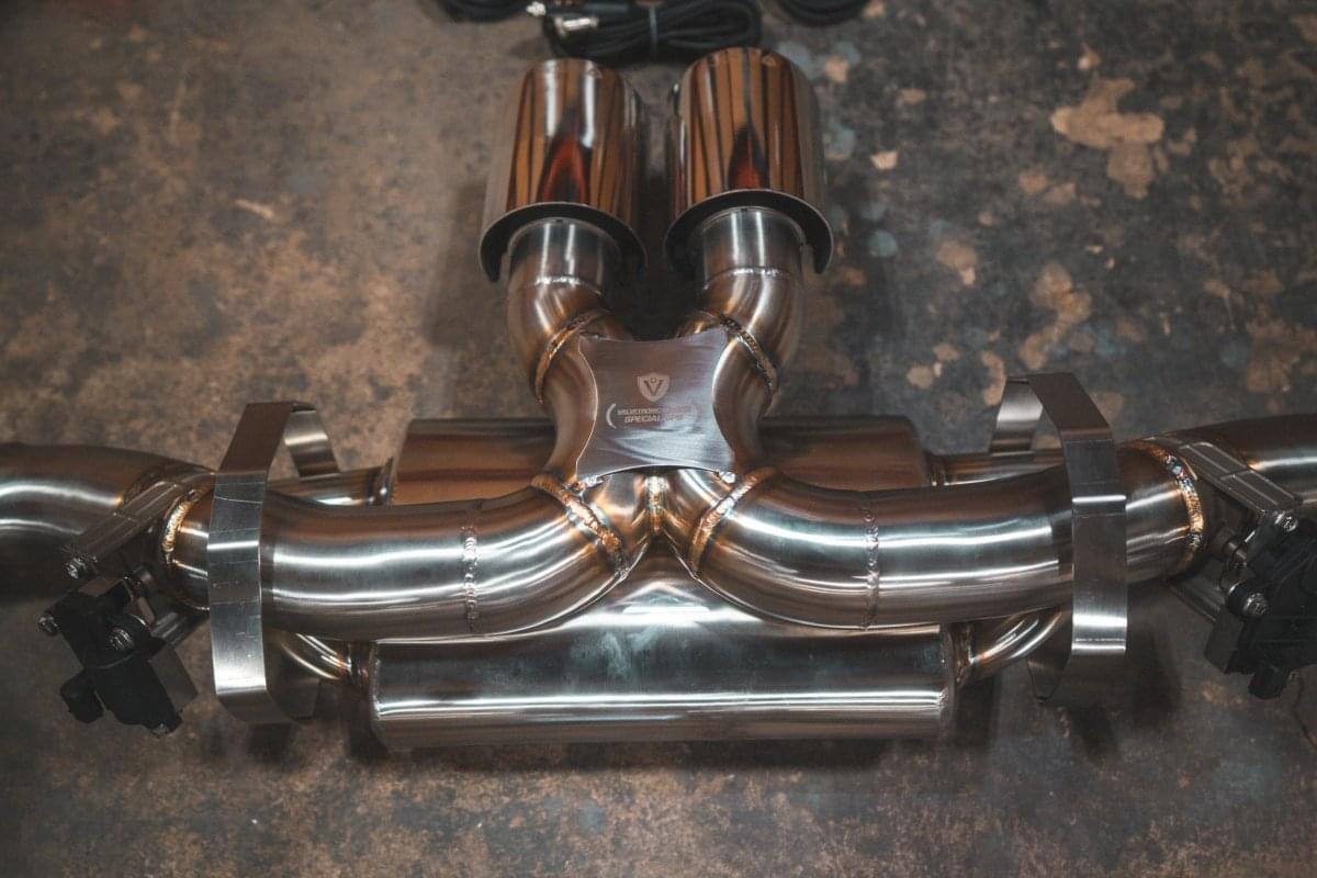 Porsche 992 GT3/RS Valved Sport Exhaust System.