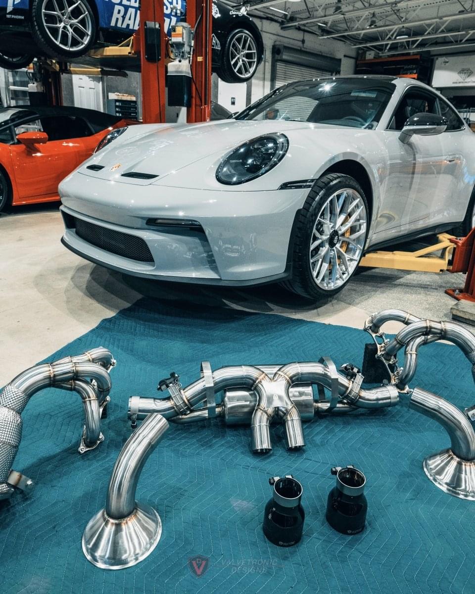 Porsche 992 GT3/RS Valved Sport Exhaust System.