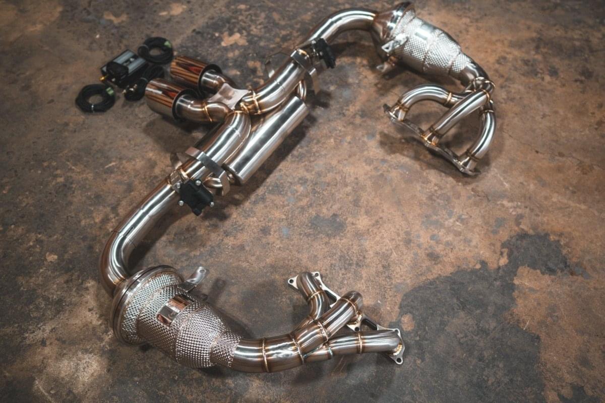 Porsche 992 GT3/RS Valved Sport Exhaust System.