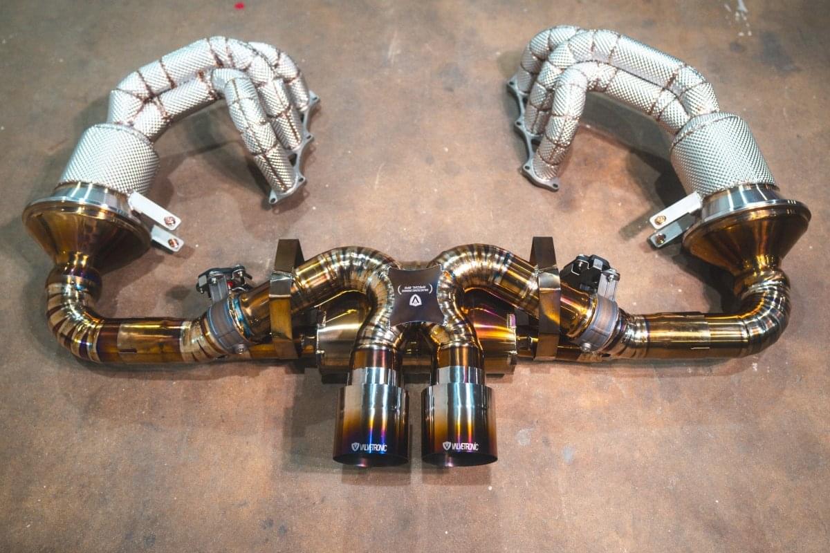 Porsche 992 GT3/RS Valved Sport Exhaust System.
