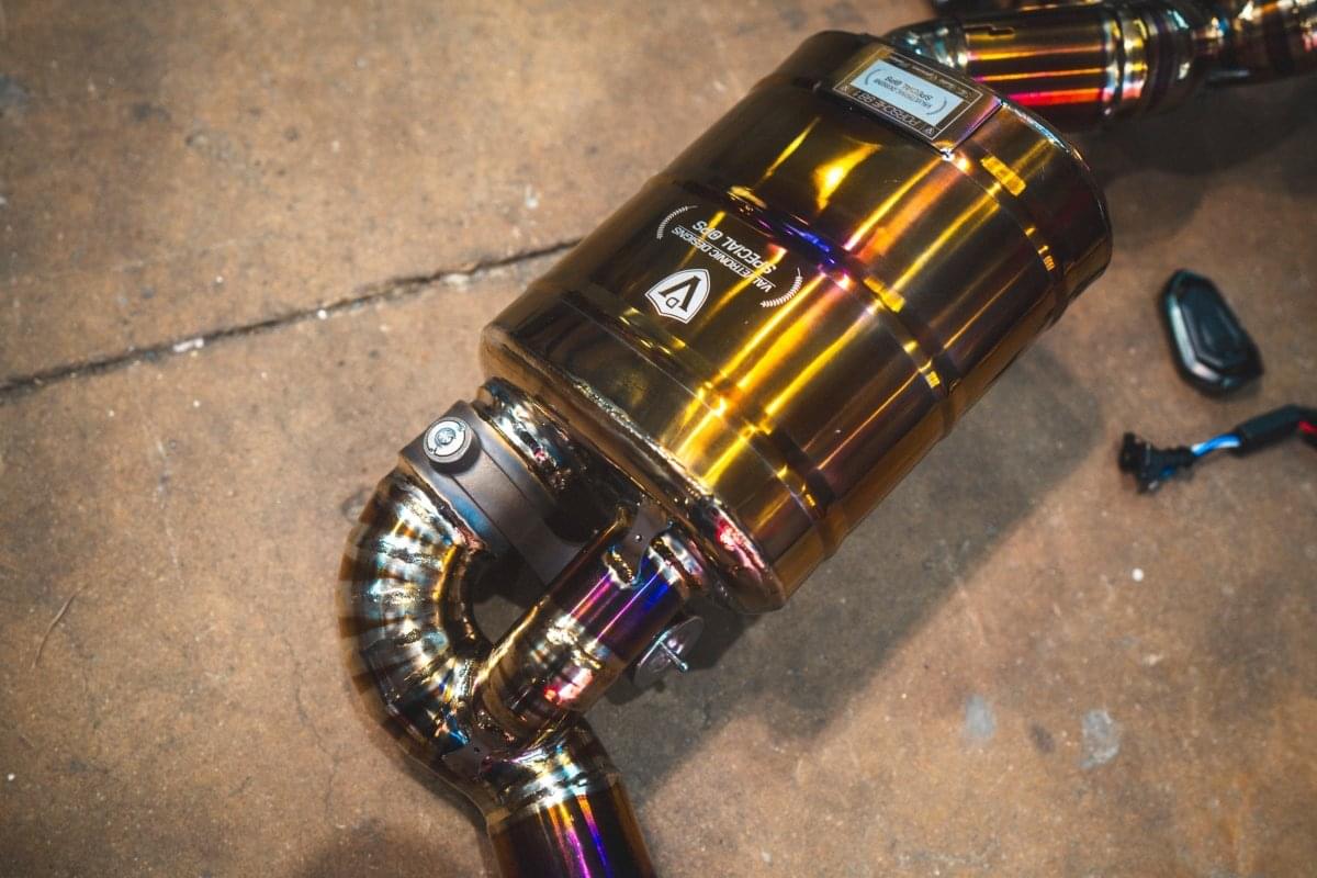 Porsche Boxster/Cayman 981 Valved Sport Exhaust System.
