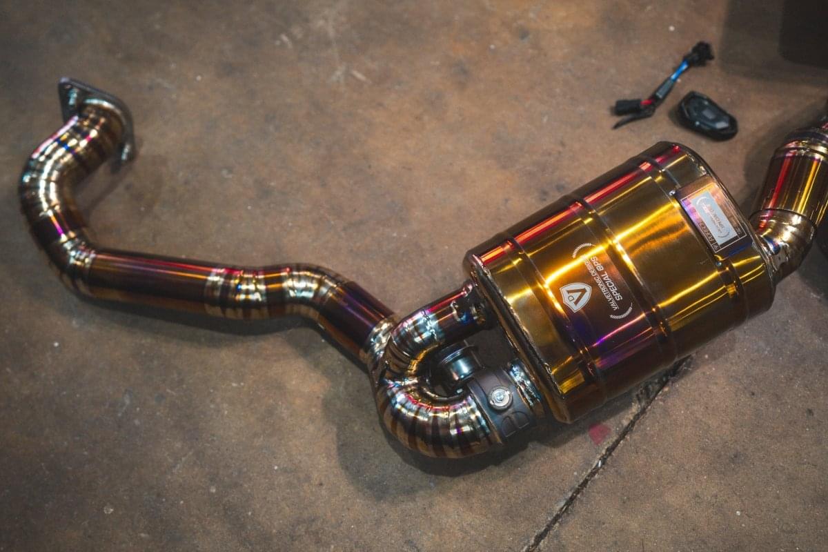 Porsche Boxster/Cayman 981 Valved Sport Exhaust System.