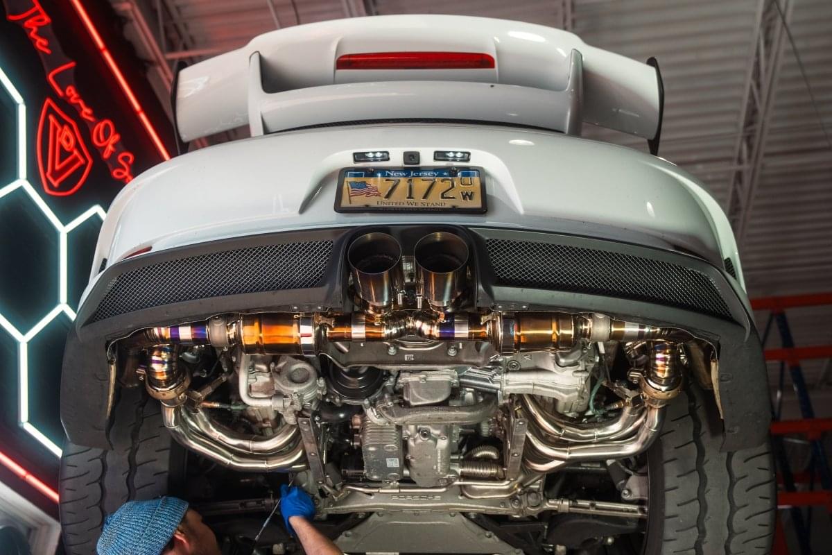 Porsche GT3 991.1 / 991.2 Valved Sport Exhaust System.