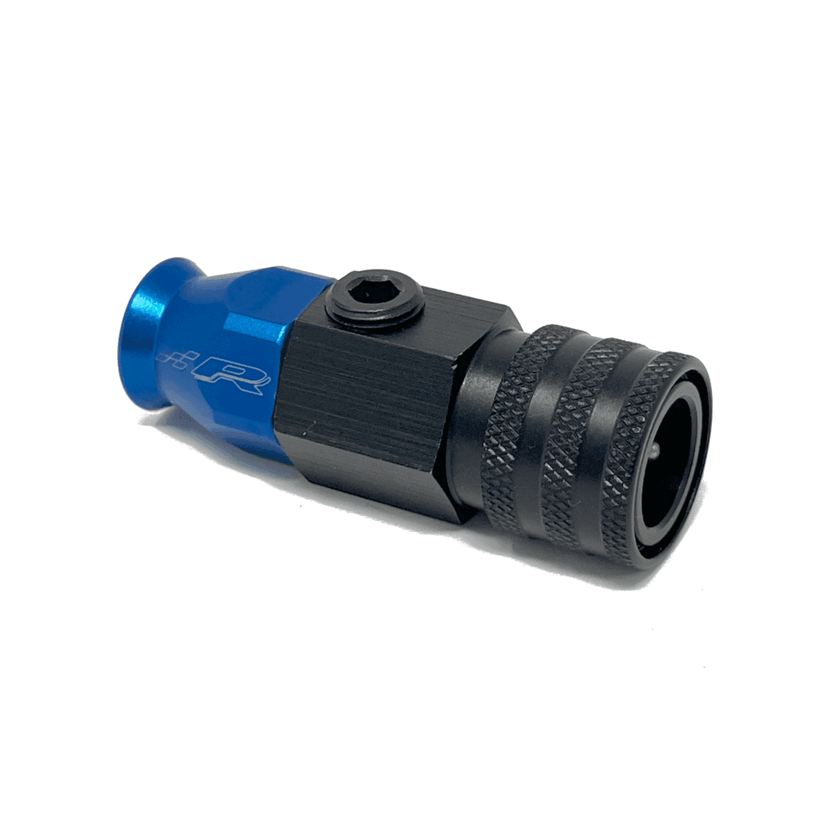PTFE AN6 Fitting to 3/8" Female QC with 1/8"NPT port.