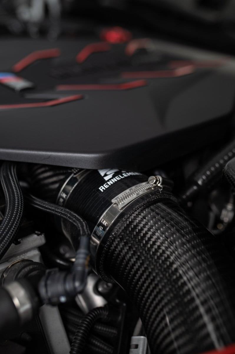 RENNELEMENT G90/G99 M5 BMW Dry Carbon Fiber Front Mount Intake.