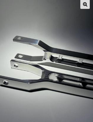 RTD Motorsports E8X – E9X ULTRA-LIGHT Billet Aluminum Rear Trailing Arm Set.