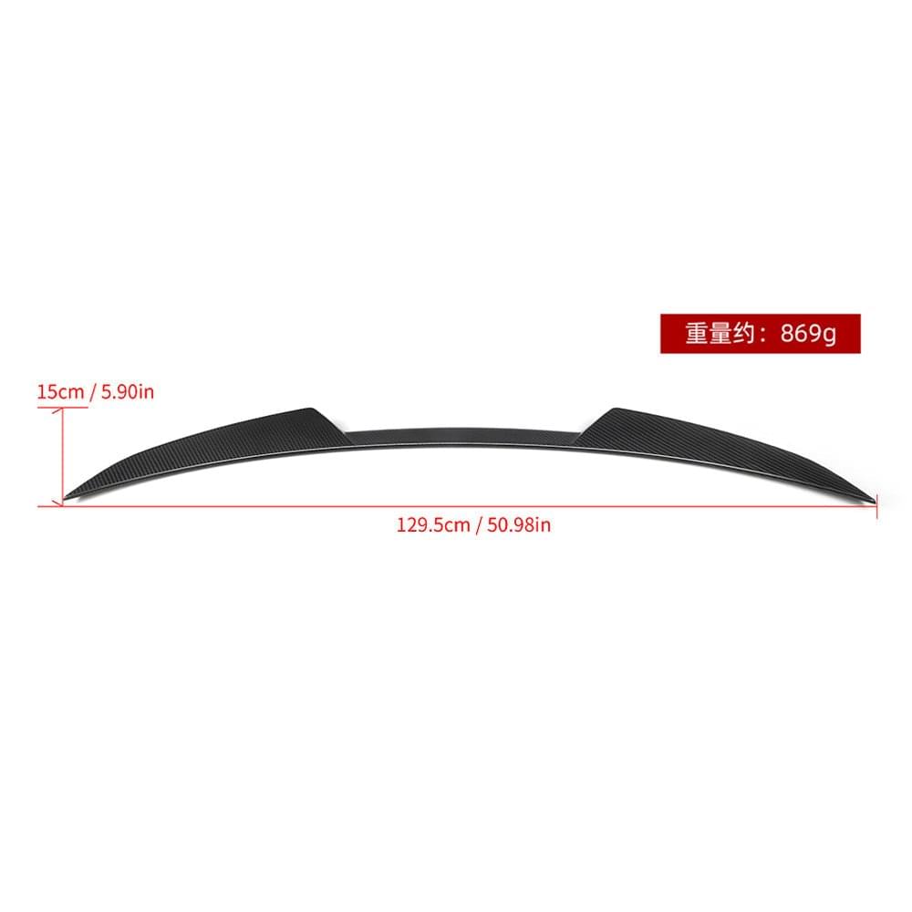 SOOQOO BMW 5 Series G60 Carbon Fiber Spoiler.