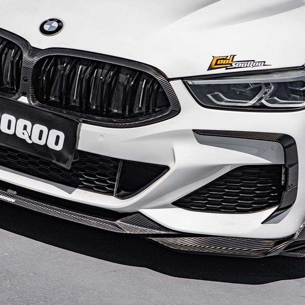 SOOQOO BMW G14 G15 G16 Carbon Fiber Front Lip.