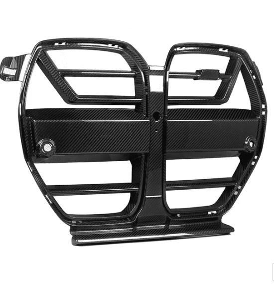 SooQoo BMW M3/M4 SQ-GT Front Grille In Gloss Pre Preg Carbon Fibre (G80/G81/G82/G83).