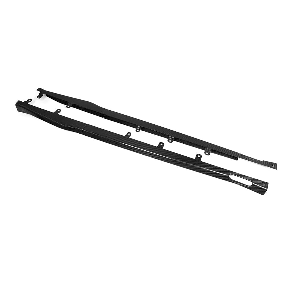 SOOQOO BMW X3M F97 X4M F98 Carbon Fiber Side Skirt.