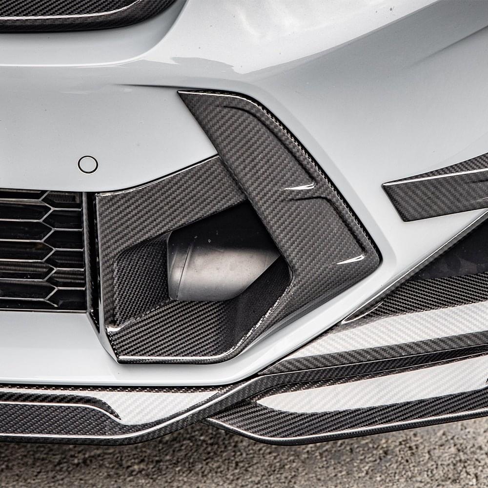 SOOQOO BMW X3M F97 X4M F98 LCI Carbon Fiber Front Duct.