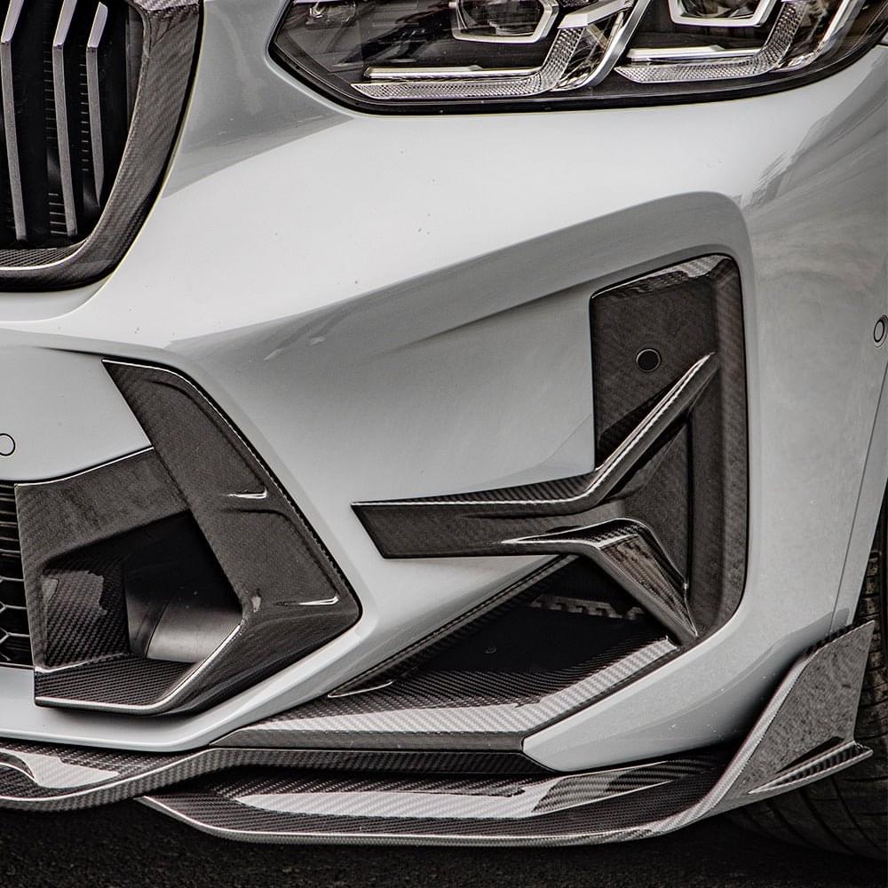 SOOQOO BMW X3M F97 X4M F98 LCI Carbon Fiber Front Side Vent.