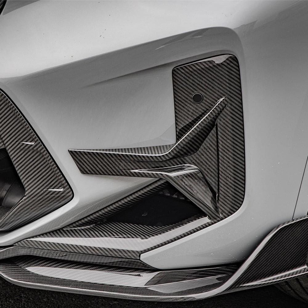 SOOQOO BMW X3M F97 X4M F98 LCI Carbon Fiber Front Side Vent.