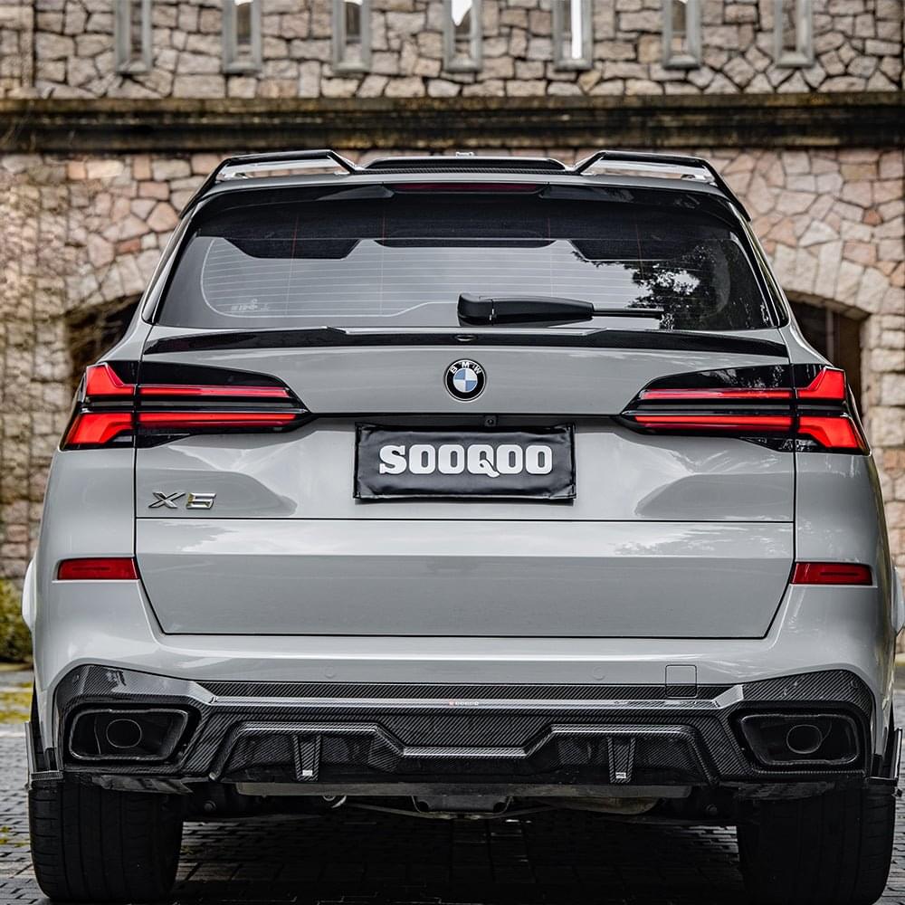 SOOQOO BMW X5 G05 Carbon Fiber Roof Spoiler.