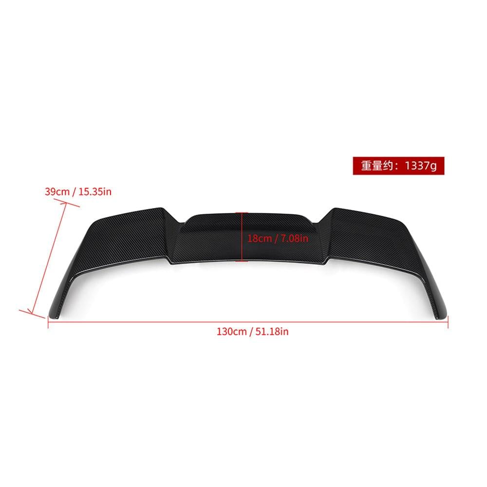 SOOQOO BMW X5 G05 Carbon Fiber Roof Spoiler.