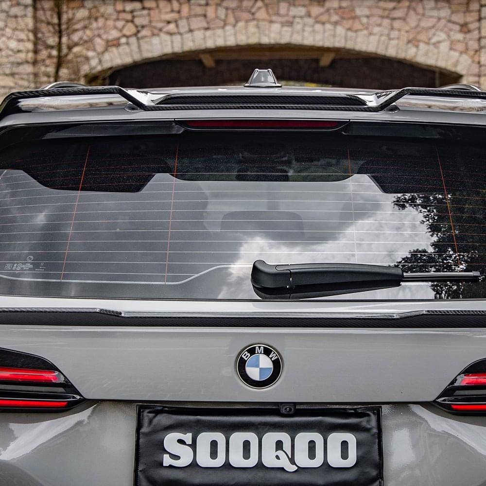 SOOQOO BMW X5 G05 Carbon Fiber Spoiler.