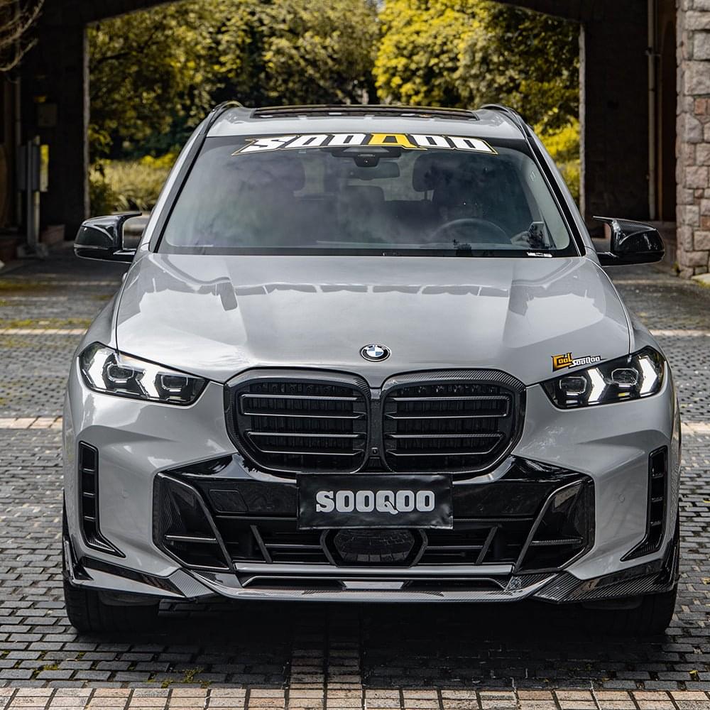 SOOQOO BMW X5 G05 LCI Carbon Fiber Front Centre Trim.