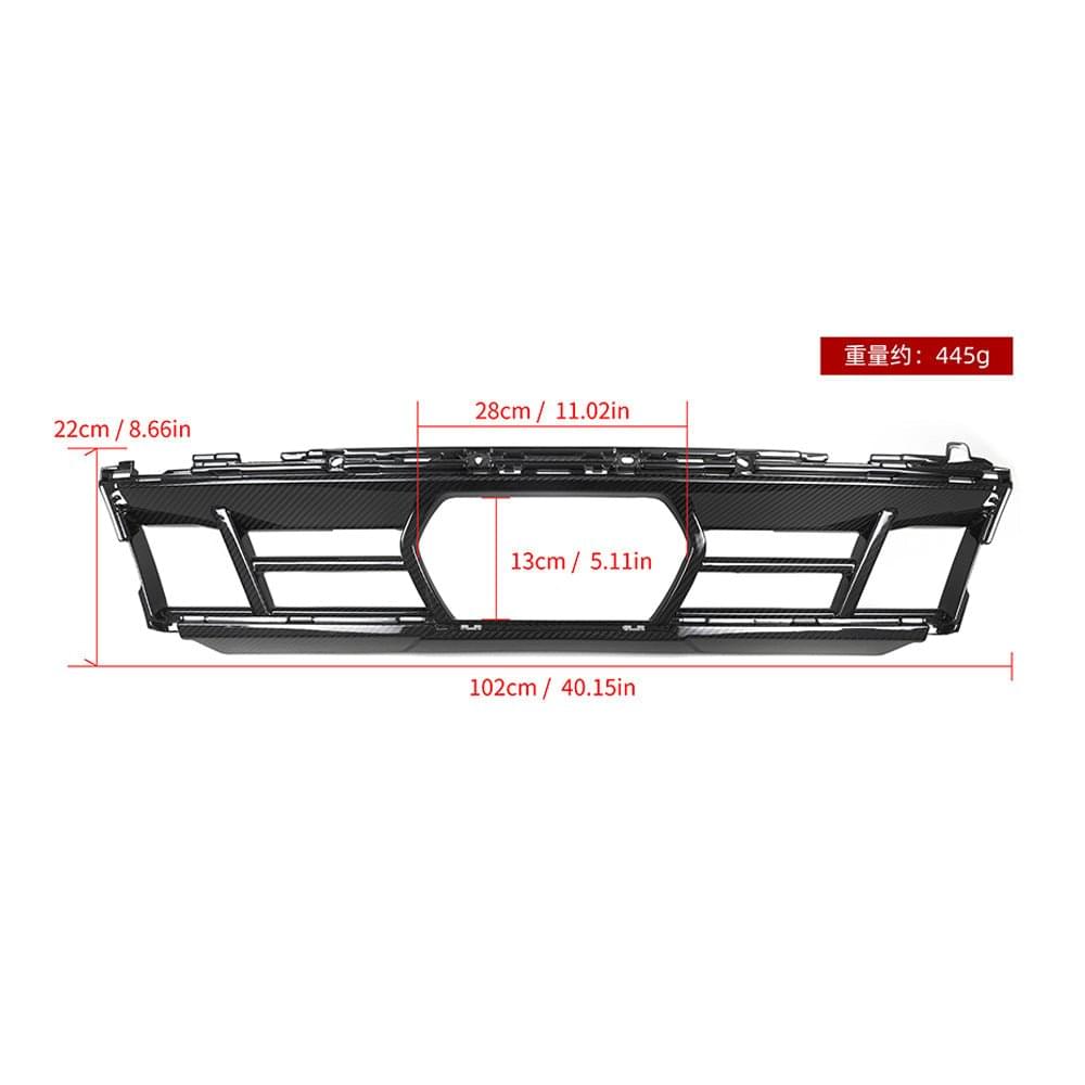 SOOQOO BMW X5 G05 LCI Carbon Fiber Front Centre Trim.