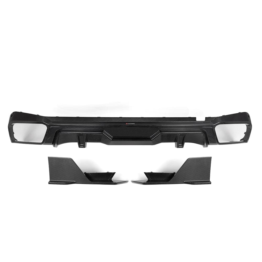 SOOQOO BMW X5 G05 SQ Style Carbon Fiber Diffuser.