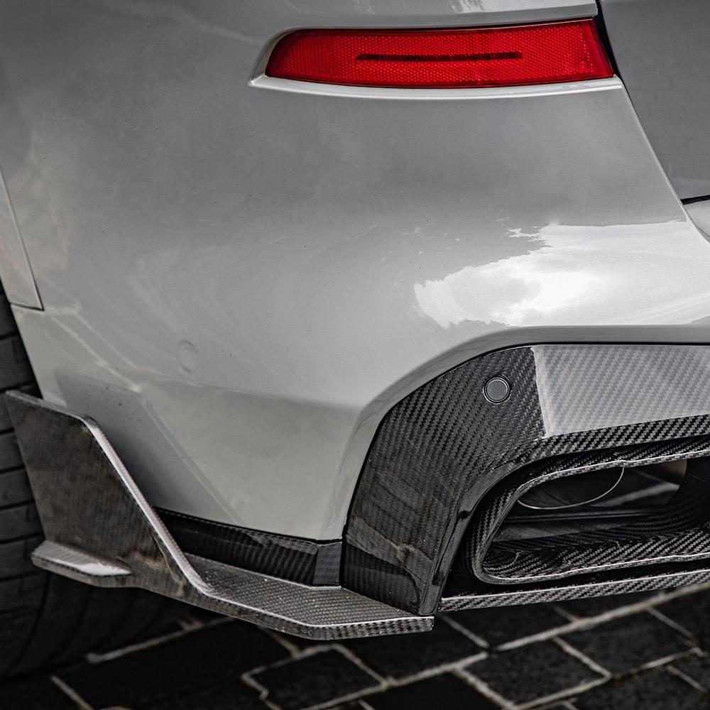 SOOQOO BMW X5 G05 SQ Style Carbon Fiber Diffuser.