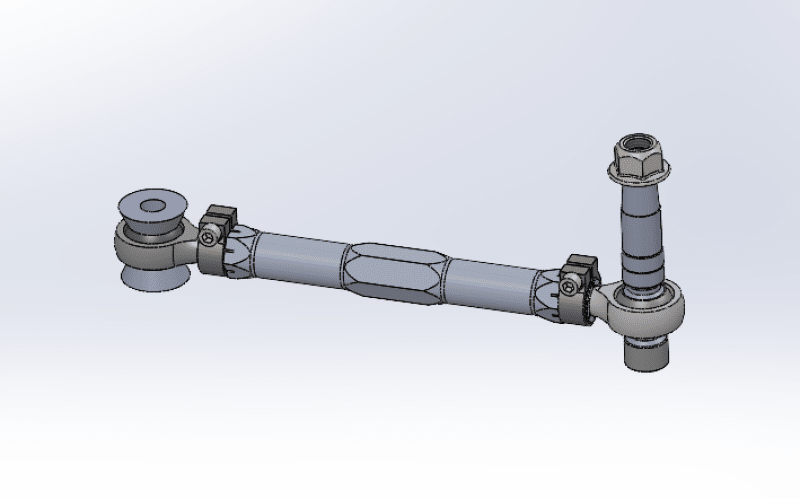 SPL Parts 08-14 Mitsubishi Evo X Rear Toe Arms.