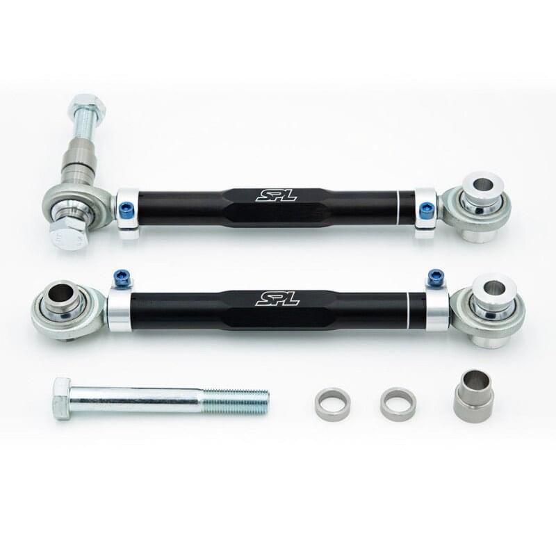 SPL Parts 08-15 Lancer Evolution X Rear Toe Arms with Toe Eccentric Lockouts.