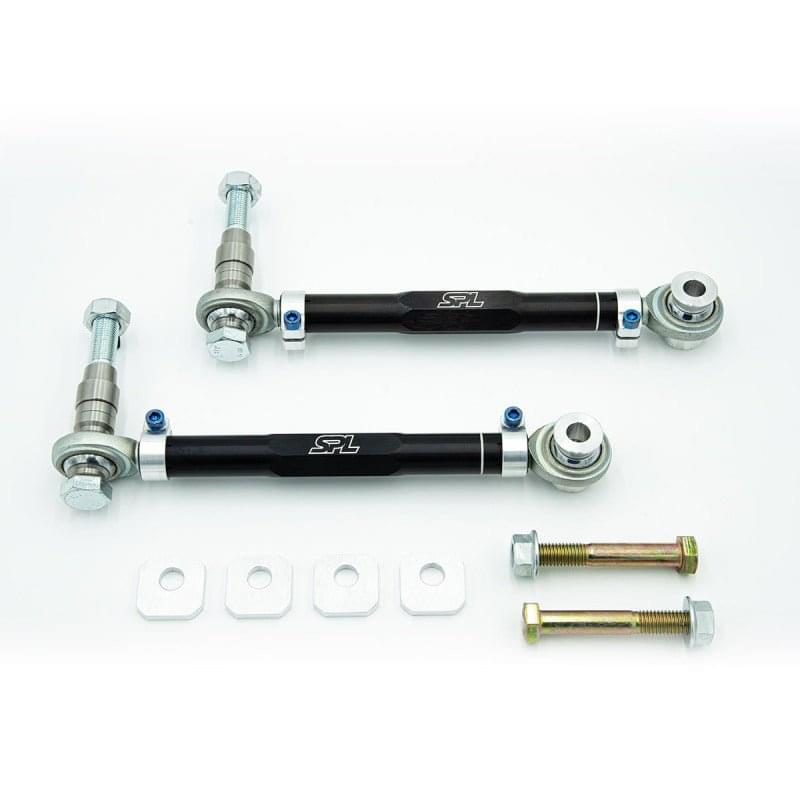 SPL Parts 08-15 Lancer Evolution X Rear Toe Arms with Toe Eccentric Lockouts.