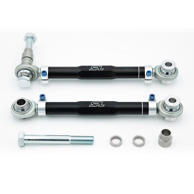 SPL Parts 08-15 Lancer Evolution X Rear Toe Arms with Toe Eccentric Lockouts.