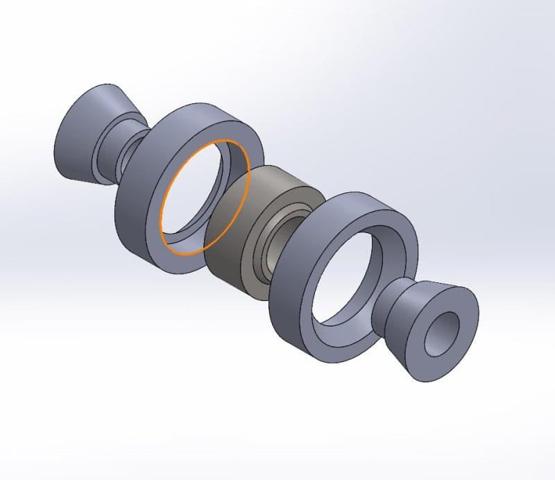 SPL Parts 15-21 Ford Mustang S550 Rear Toe Arm Bushing.
