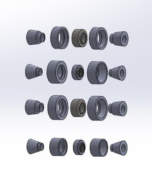 SPL Parts 2016+ Mazda Miata (ND) Rear Knuckle Bushings.