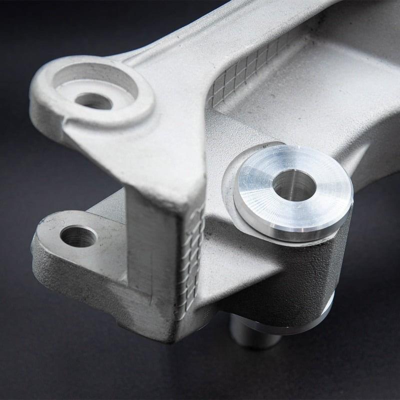 SPL Parts Porsche 996/997 6061-T6 Aluminum Solid Subframe Bushings Kit.