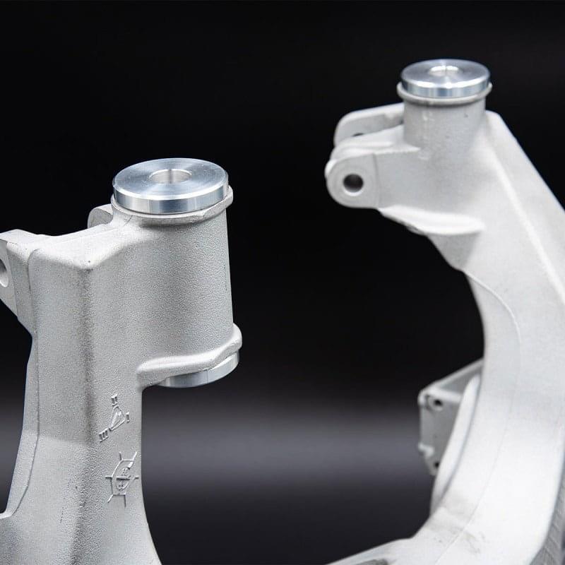 SPL Parts Porsche 996/997 6061-T6 Aluminum Solid Subframe Bushings Kit.
