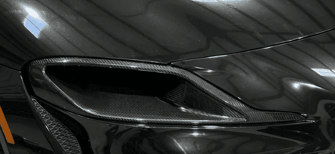 Toyota Supra Carbon Fiber Headlight Delete.