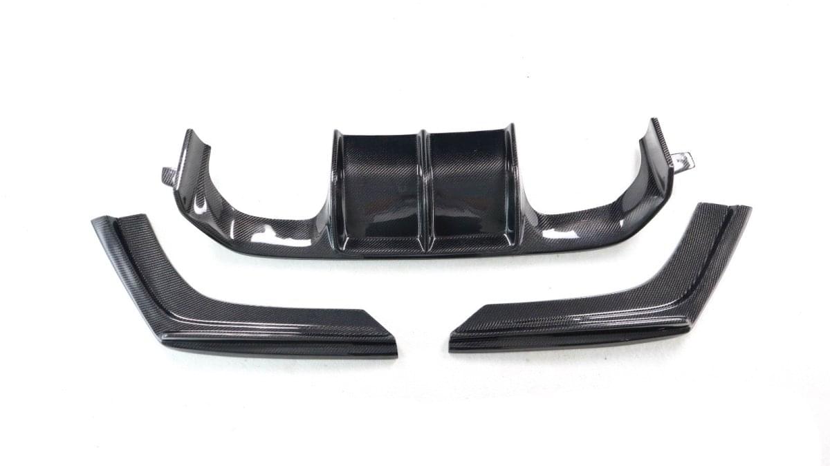 V Style 3-Piece Carbon Fiber Diffuser - F80 M3 | F82 / F83 M4.