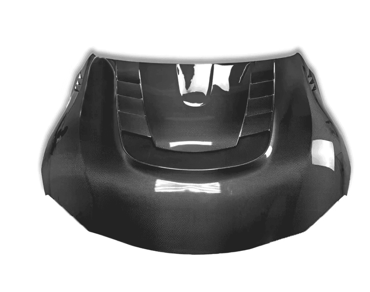 V Style Carbon Fiber Front Hood - Toyota A90 Supra.