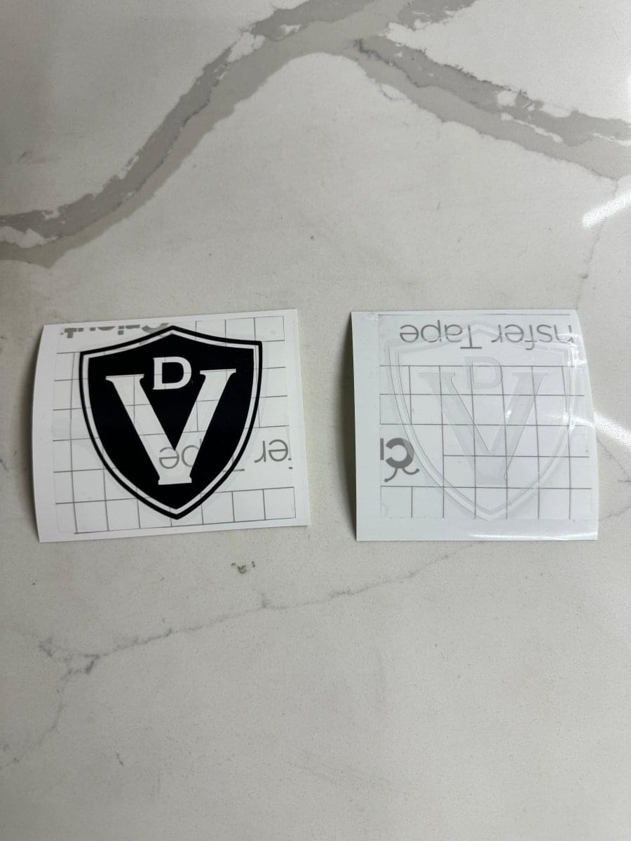 VALVETRONIC CREST STICKERS.